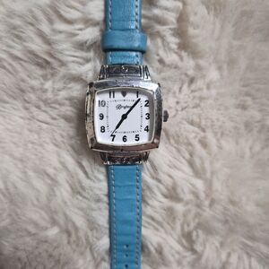 Brighton Blue and Silver Women's Watch